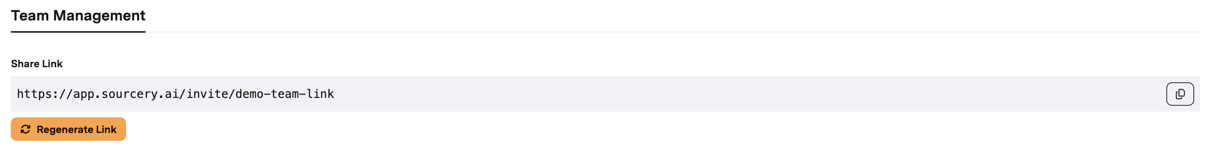 Creating a share link